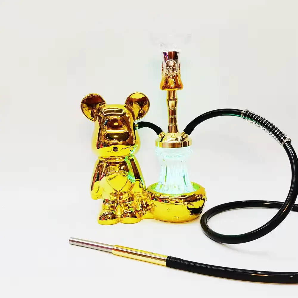 High Quality New Design Hot Sale For Smoking Tobacco Ceramic Bowl Tongs Complete Traditional Portable Electronic Hookah Shisha