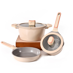 Tốt nhất bán nhà bếp Hàn Quốc bít tết đá nấu nướng nồi và chảo không dính <span class=keywords><strong>Cookware</strong></span> Set - Product Image 5