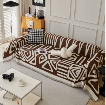 Sofá Bohemian Throw-Color Chocolate