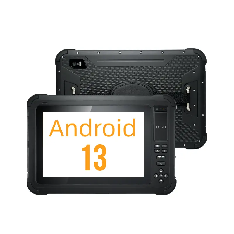 Hugerock S101 Không Thấm Nước Wifi Android 450Nit RS232 Mở Khung 14600MAh Pin Máy Tính Dấu Vân Tay Công Nghiệp Gồ Ghề PC Máy Tính Bảng