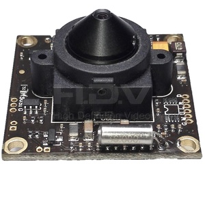 Effio-e 1/3 "CCD 700TVL闭路电视模拟板摄像机印刷电路板，带3.7毫米针孔镜头BNC 32x32mm毫米微型摄像机模块4140 + 672/ - Product Image 1