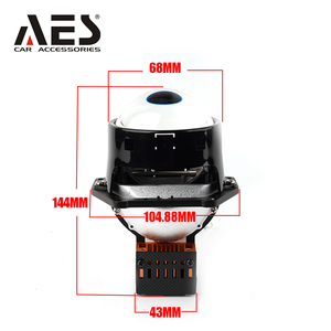 AES โปรเจคเตอร์ LED แบบ Bi สำหรับระบบแสงสว่างอัตโนมัติดีไซน์ใหม่ AS009เทคโนโลยี Tir สำหรับเลนส์โปรเจคเตอร์ไฟหน้า LED สว่างมาก - Product Image 6