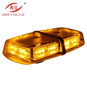 CH-906A-<strong>36</strong> <strong>Led</strong> Flashing Warning Mini Beacon Rotating Light bar 12-24 <strong>Volt</strong> Amber for Lorry Top Roof - Product Image 1