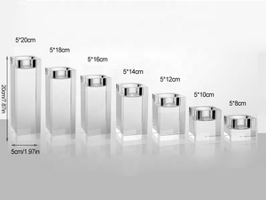 Honor Of Crystal Bán Buôn Giá Đỡ Nến Vàng Mã Hợp Nhất Pha Lê Chiếu Sáng Giá Rẻ Giá Đỡ Nến Thủy Tinh Pha Lê Kim Cương - Product Image 6