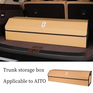 Suitable for AITO New M7 <strong>Trunk</strong> Storage Box M5M9 Microfiber Leather with Nappa Texture <strong>Trunk</strong> Foldable Storage Box - Product Image 2