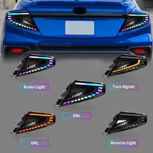 2022-<span class=keywords><strong>2025</strong></span> cho SUBARU WRX VB năng động DRL LED đèn pha & đèn đuôi lắp ráp RGB xe đầu đèn với ứng dụng điều khiển Điều kiện Mới - Product Image 5