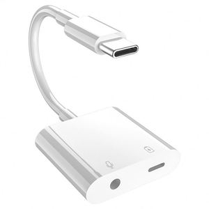 USB C to 3.5 mm AUX <strong>Audio</strong> <strong>Adapter</strong> Type C <strong>2</strong> in <strong>1</strong> Charge and <strong>Audio</strong> Splitter 3.5mm Headphone Jack <strong>Adapter</strong> Support All System - Product Image 5