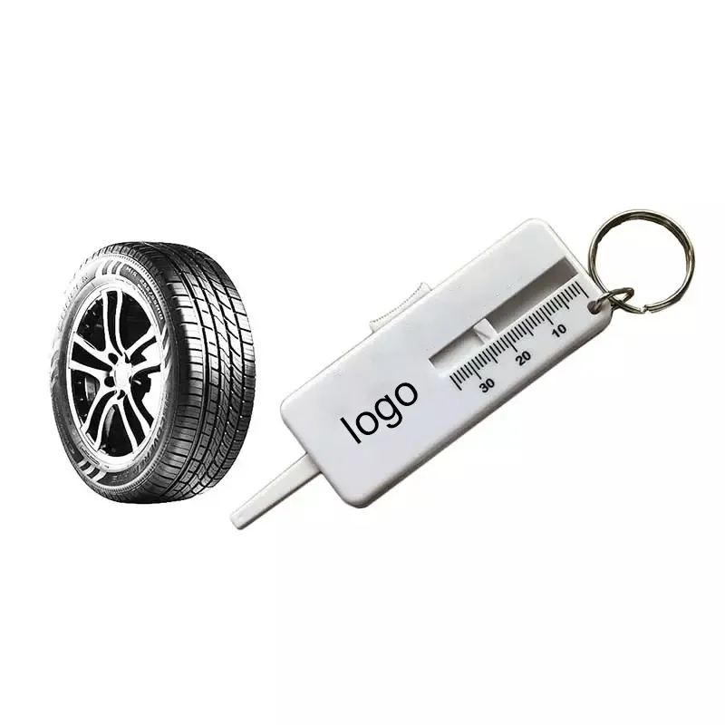 0~30mm Plastic Tire Ruler Vernier Tyre Tread Depth Gauge Caliper Car Motorcycle Wheel Measurement Millimeter Measuring Tool