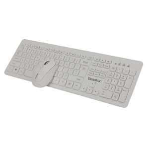 BOSSTON WS500 Chocolate teclado inalámbrico silencioso teclado y ratón conjunto oficina de negocios - Product Image 1