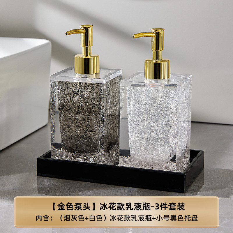 Bomba de oro modelo flor de hielo (hollín + blanco)