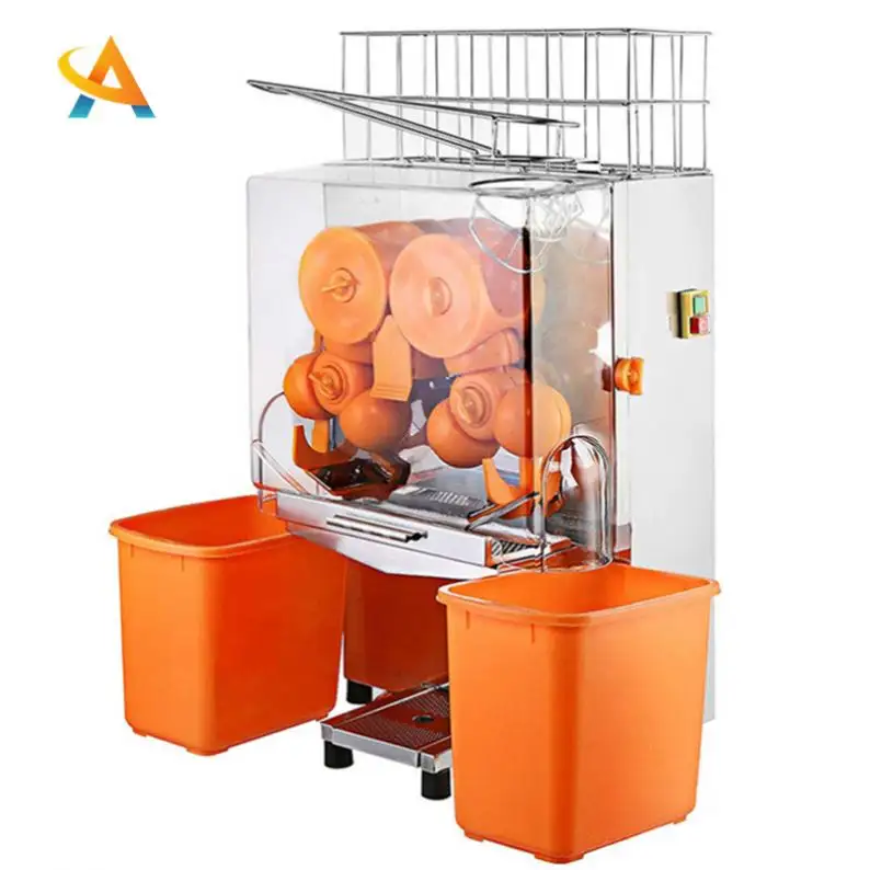 أفضل سعر بيع مباشر من المصنع عصارة فواكه برتقال تجارية آلية لصنع عصير