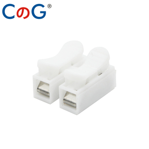 按压式通用连接器CH-2 LED 2针灯线弹簧接线端子夹铜快速连接推入式端子 - Product Image 1