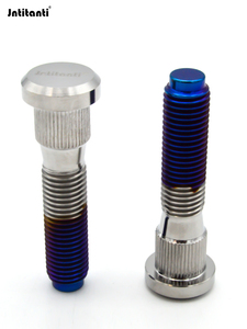 Yüksek performans 10.9 sınıf titanyum alaşım Ti-6Al-4V mavi yanmış İpucu Gr.5 araba tekerlek Hub damızlık otomobil araç durumu için yeni - Product Image 2
