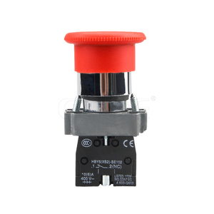 Xb2 serie E-stop no nc fungo testa bloccato led del pulsante rosso di arresto di emergenza interruttore di spinta auto-chiusura - Product Image 5