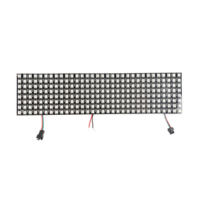 โปรแกรมสีดำ PCB DC 5โวลต์สีเต็มรูปแบบ WS2812 SMD RGB พิกเซลที่มีความยืดหยุ่นหน้าจอ WS2812B นำแสงเมทริกซ์ - Product Image 5