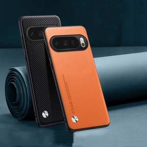 เคสฝาหลังหนังวีแกนแบบนิ่มสำหรับ Google Pixel 9 Pro XL 9 8 7 Pro 6 5 4 9A 8A 9ฝาครอบเต็มกรอบโทรศัพท์ - Product Image 1