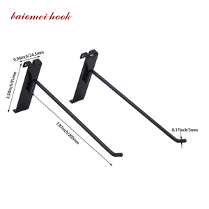 批发6 "8" 10 "单叉钩网墙金属铬展示钩 - Product Image 5