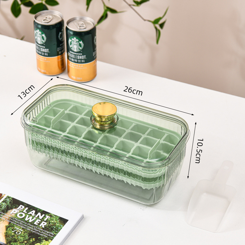 Double-layer fruit green 64 grid