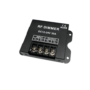 LED Einfarbiger Dimmer 30A DC12V 24V 720W Aluminium Shell Mono Controller Pwm 3-Tasten-HF-Fernbedienungsdimmer Für SMD2835 LED Str - Product Image 3