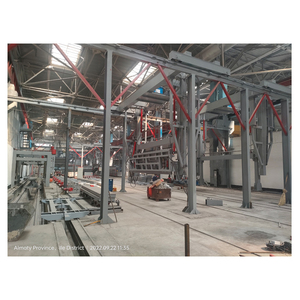 工程师指导成功运行AAC工厂积木机硅质材料砂钙材料石灰和水泥