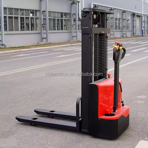 Dispositivo di carico e scarico del terminale anteriore elettrico Stacker carrello elevatore Semi-elettrico Stacker Pallet elettrico Stacker - Product Image 3