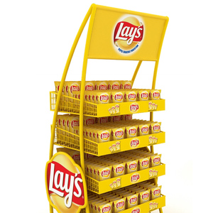 Đặt đồ ăn nhẹ Khoai tây chiên hiển thị giá đứng khoai tây chiên Giá hiển thị cho cửa hàng bán lẻ - Product Image 5