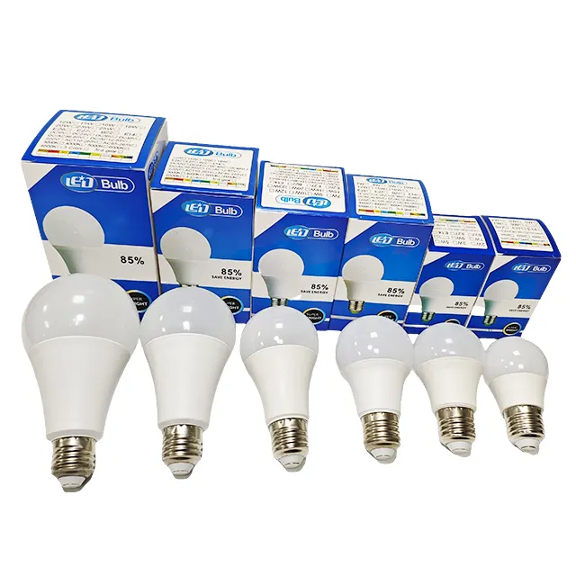 Ledlampen Leverancier Gloeilamp E27 B22 Basis 3W-25W Koud Wit 10000K Energiebesparing Led Een Lamp