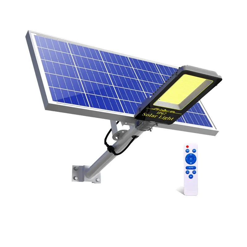 Naaisi Pabrik Penjualan Langsung Ip65 Tahan Air Lampu Solar LED Lampu Jalan 400W Outdoor Yard Cahaya Lampu Otomatis Setelah Gelap