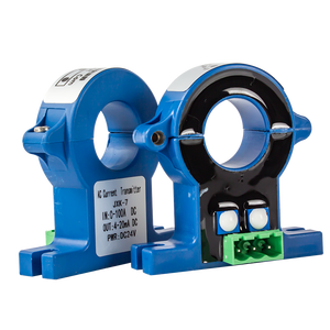 Sensor de corriente de efecto Hall AC/DC Convertidor de señal de corriente CC analógico de 25mm de orificio 0-1000A 4-20mA 0-10V RS485 Transmisor de corriente CA - Product Image 5