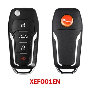 Xhorse XEFO01EN VVDI Super Remote <strong>Key</strong> Flip Vehicle <strong>Keys</strong> 4 Buttons Ford Style for VVDI2/Mini VVDI/<strong>Key</strong> Tool Max - Product Image 1