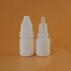 白色LDPE 5毫升10毫升塑料滴眼液容器5CC 10CC医用挤压空滴眼瓶，带滴管和螺帽 - Product Image 3