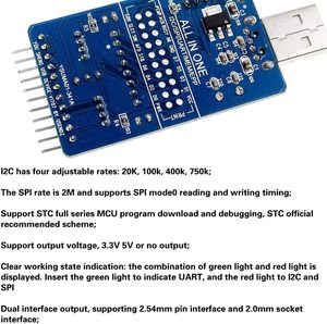 CH341A USB zu I2C IIC SPI ISP UART TTL Serieller Adapter EPP/MEM Parallel konverter modul - Product Image 6