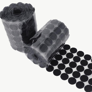 Gancho adhesivo de color personalizado y bucle, Círculo de puntos, pegamento fuerte, gancho - Product Image 1