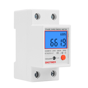Medidor de energía eléctrica monofásico tipo carril din, registrador de datos inteligente WIFI - Product Image 2