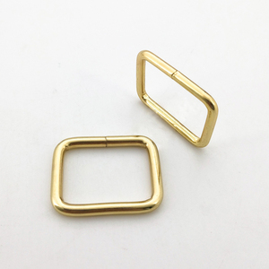 25mm Rectangle <strong>Buckle</strong> Metal Iron Wire <strong>Loop</strong> Ring for Handbag Making Hardware Bag Accessories Adjuster Slide <strong>Buckle</strong> for Strap - Product Image 5