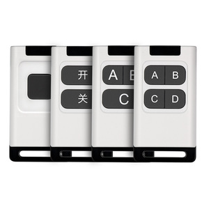 Neue Low Power RF 433Mhz 4 Tasten Drahtlose Fernbedienung Verschiedene Tasten optionen 1-4-Tasten-Motorsteuerung - Product Image 6