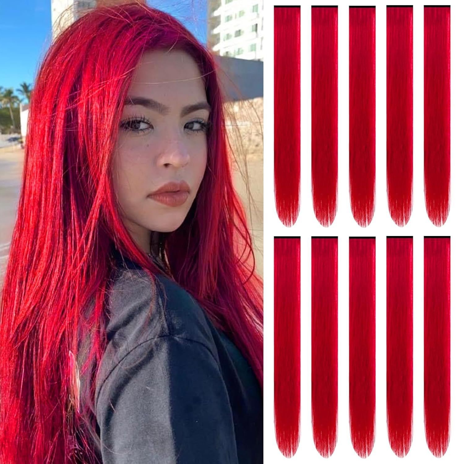 10 pcs-red