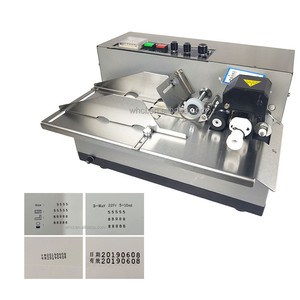 Scrivania in acciaio inossidabile tipo 380F inchiostro solido Coder stampante scatola sacchetto di carta data Batch Pack macchina di stampa di codifica - Product Image 1