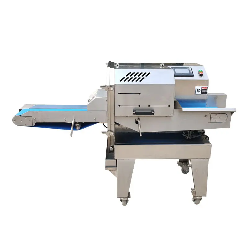 Industrial Stainless Steel beef Cutting Cooked Meat Bacon Sausage Slicer braised pork Slicing Machine