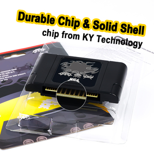 Toptancılar N64 340 konsolu NTSC ve PAL oyun kartuşu için 1 oyun kartı perakende kutusu siyah sürümü ile Video oyunu - Product Image 6