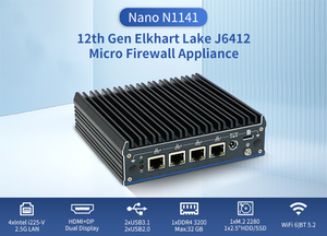 OEM ODM j6412 Embedded Industrial Edge IOT-Rechen gerät Industrie Control Player Box PC - Product Image 2