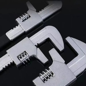 Wholesale Multifunction F-type 9'' 11'' 15'' Right Angle <strong>Large</strong> Opening <strong>Adjustable</strong> <strong>Wrench</strong> Spanner Pipe <strong>Wrench</strong> - Product Image 5