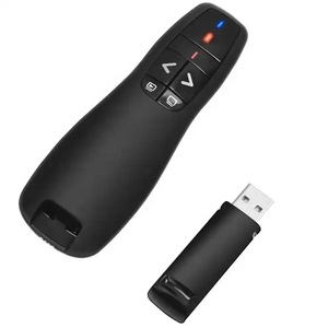 2.4G RF Wireless Presenter puntatore Laser pagina PPT penna rotante telecomando Air Mouse presentazione multifunzionale punto Laser - Product Image 2