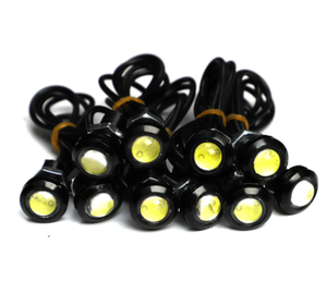 UNJOYLIOD ไฟ Led ให้สัญญาณรถ DRL,ไฟ Led 23มม. ไฟเดย์ไลท์ไฟเดย์ไลท์ LED 12V ไฟถอยหลังจอดรถไฟสัญญาณ Led รถยนต์ - Product Image 1
