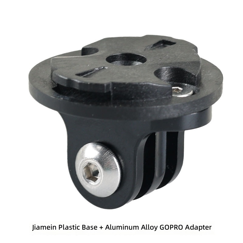 Support mâle Black-Garmin + adaptateur GoPro