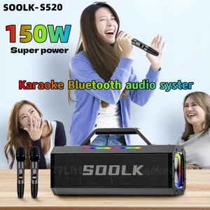 S520 Sodlk Blue Tooth Trueワイヤレス充電式サウンドボックススピーカーラウドステレオシステム、デュアルマイクとリモコン付き - Product Image 3