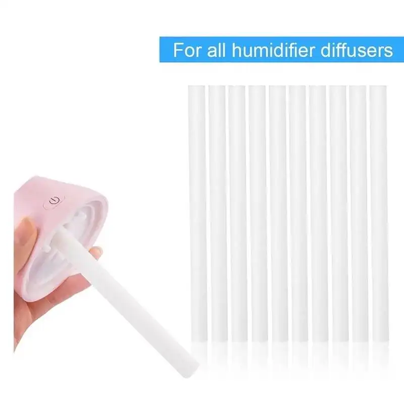 Ready to ShipIn StockFast Dispatch7mm*80mm Cotton Swab for USB Air Ultrasonic Humidifier Aroma Diffuser Replace Parts Can Be Cut 7*100MM  Humidifiers Filters