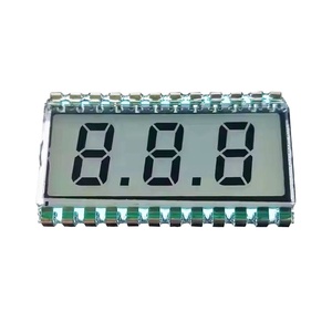 Benutzer definierter 70-Pin-7-Segment-Monochrom-LCD-Display 4-stelliger Kraftstoffsp ender mit 40-poligem Platinen modul - Product Image 1