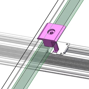 Aluminium Solar Bracket Rapidly Installed <strong>Mounting</strong> Brackets Mid Clamp End Clamp for Solar Panel Module <strong>Mounting</strong> Racking - Product Image 3
