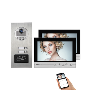 Sistema de timbre de videoportero Wifi de 9 pulgadas personalizado de alta calidad con monitor interior y control remoto de teléfono móvil - Product Image 2